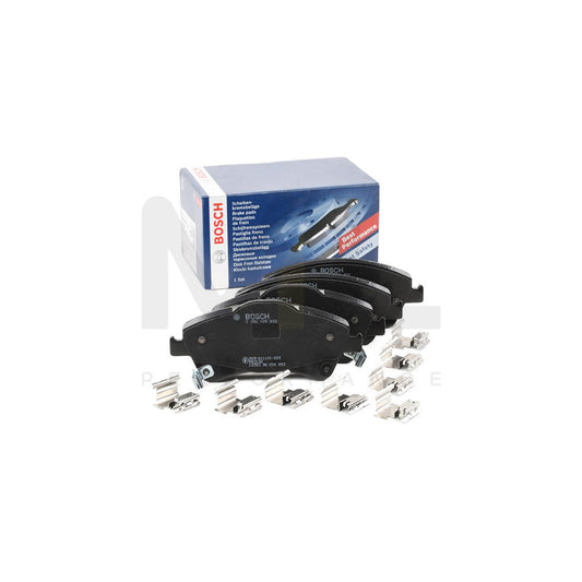 Bosch 0986494932 Brake Pad Set For Toyota Verso (Ar20) With Acoustic Wear Warning, With Anti-Squeak Plate, With Spring BP1921 | ML Performance Car Parts