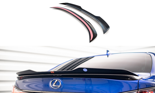 Maxton Design LE-GSF-4F-CAP1T Spoiler Cap Lexus GS F MK4 Facelift | ML Performance UK Car Parts