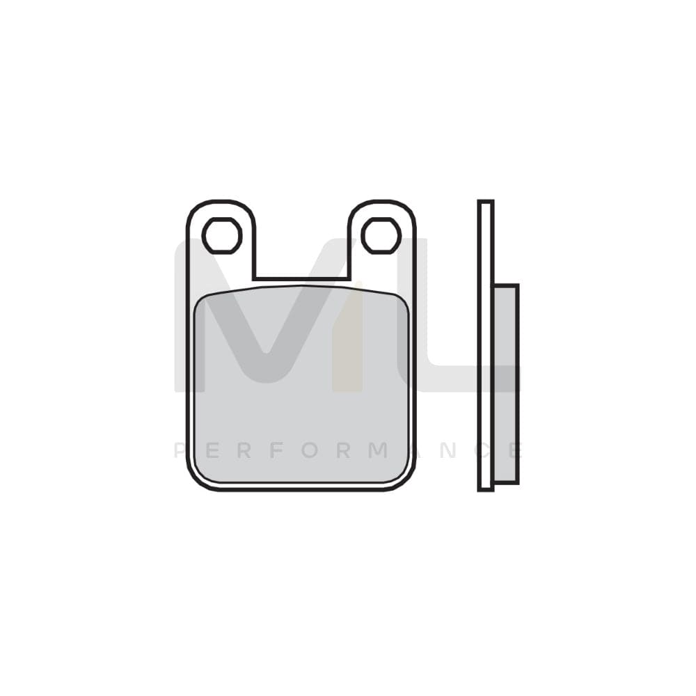 Brembo Carbon Ceramic, Scooter 07044 Brake Pad Set Front And Rear | ML Performance Car Parts