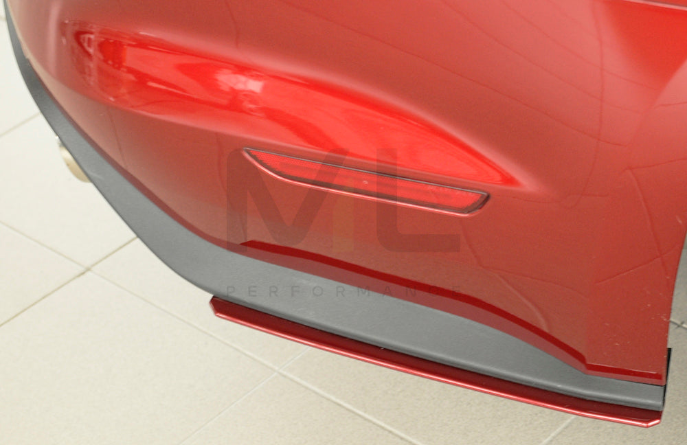 Rieger 00034254 Ford LAE Mustang 6 Rear Side Splitter 9 | ML Performance UK Car Parts