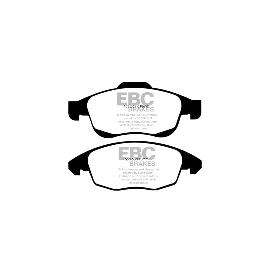 EBC PD40K576 Citroen C4 Picasso Ultimax Pad & Plain Disc Kit 2 | ML Performance UK Car Parts