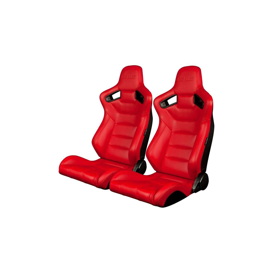 BRAUM Elite Series Racing Seats (Red) – Pair | ML Performance UK Car Parts