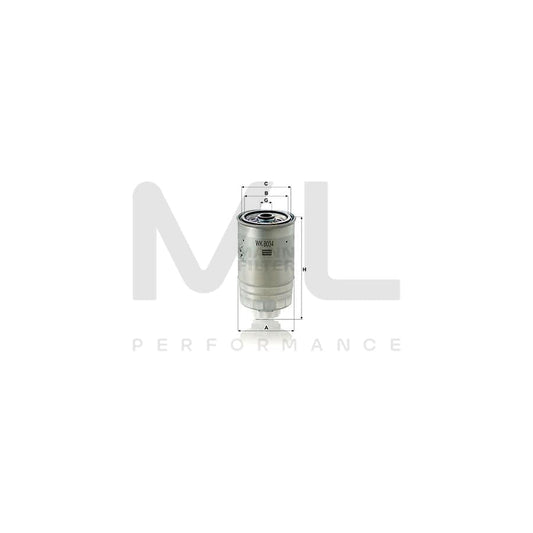 MANN-FILTER WK 8034 Fuel filter Spin-on Filter | ML Performance Car Parts