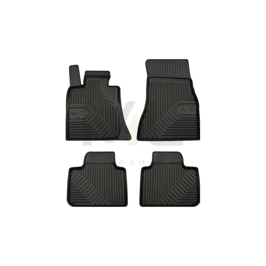 FROGUM Tailored, No.77 77407886 Floor mat set for BMW 6 Gran Turismo (G32) Elastomer, Front and Rear, Quantity: 4, Black | ML Performance Car Parts
