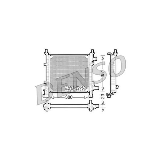 Denso DRM10061 Drm10061 Engine Radiator For Ford Ka | ML Performance UK