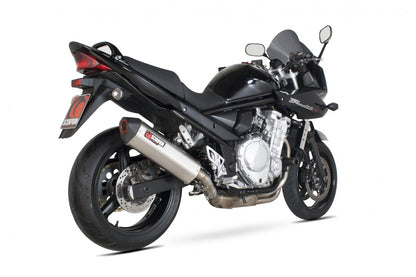 Scorpion RSI98SEO Suzuki GSF650 Bandit Serket Parallel Slip-On - Brushed Stainless Steel Sleeve | ML Performance UK UK