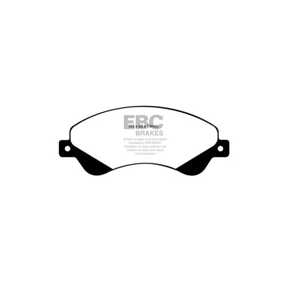 EBC PDKF798 Ford Ultimax Front Brake Pad & Plain Disc Kit - Bosch Caliper (Inc. Tourneo & Transit) 2 | ML Performance UK Car Parts