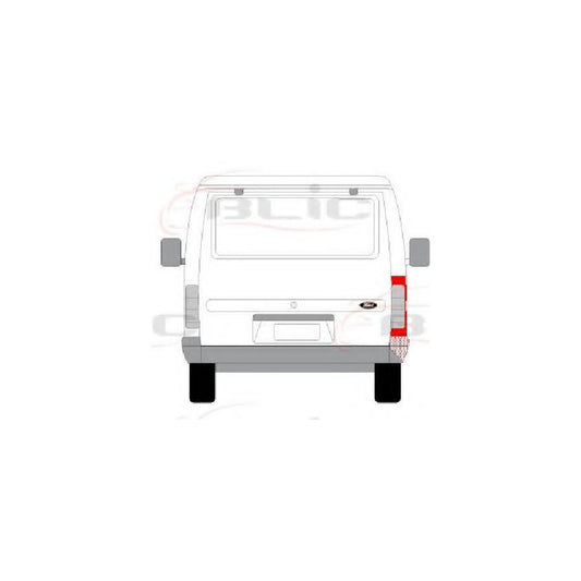 Blic 6503-06-2515674P Rear Panel For Ford Transit