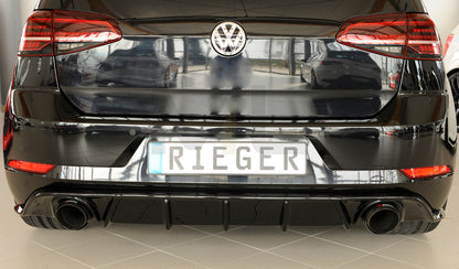 Rieger 00088160 VW Mk7 Golf GTI Rear Diffuser 7 | ML Performance UK Car Parts