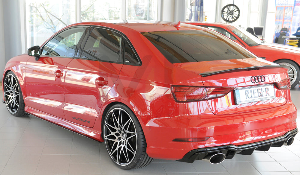 Rieger 00088187 Audi 8V Rear Diffuser (A3 & S3) 7 | ML Performance UK Car Parts