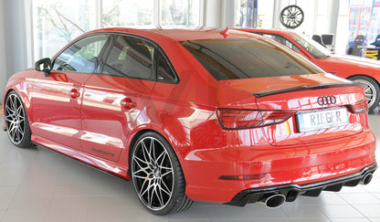 Rieger 00088187 Audi 8V Rear Diffuser (A3 & S3) 7 | ML Performance UK Car Parts