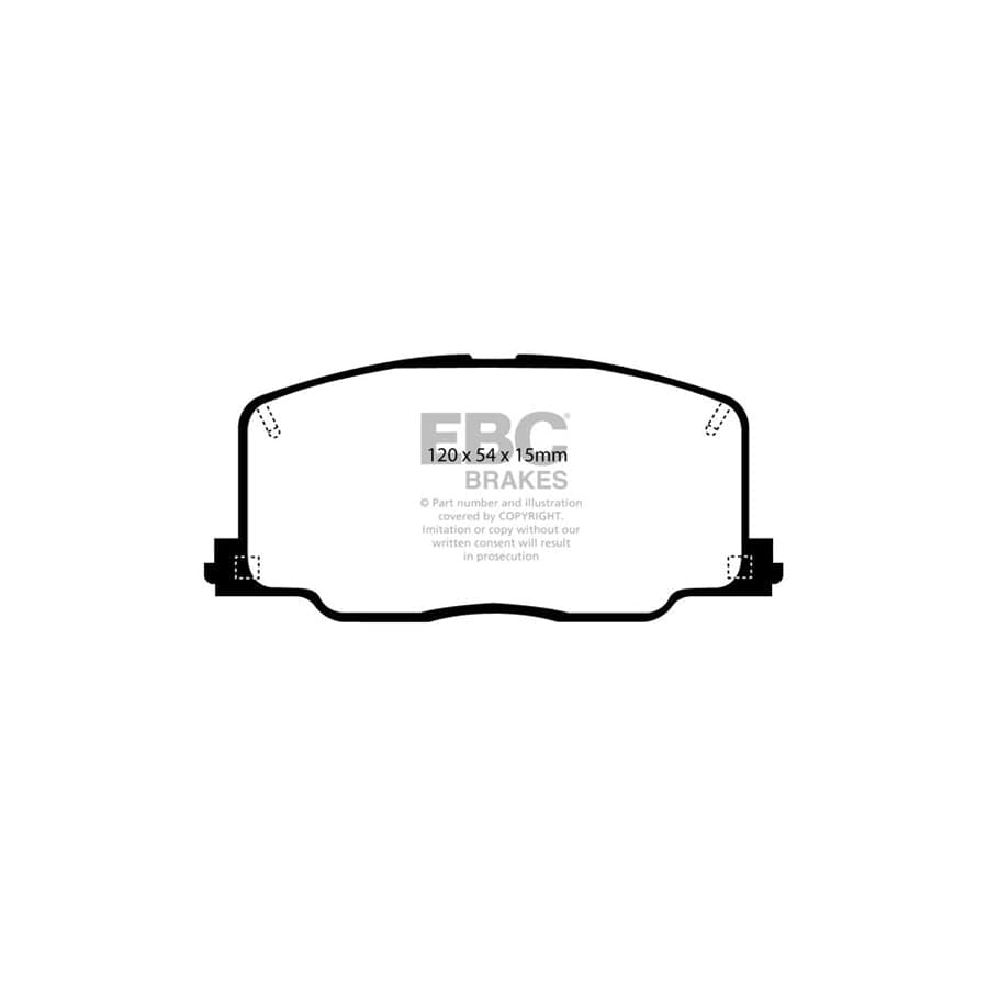 EBC PDKF1942 Toyota Celica Ultimax Front Brake Pad & Plain Disc Kit - Akebono Caliper 2 | ML Performance UK Car Parts