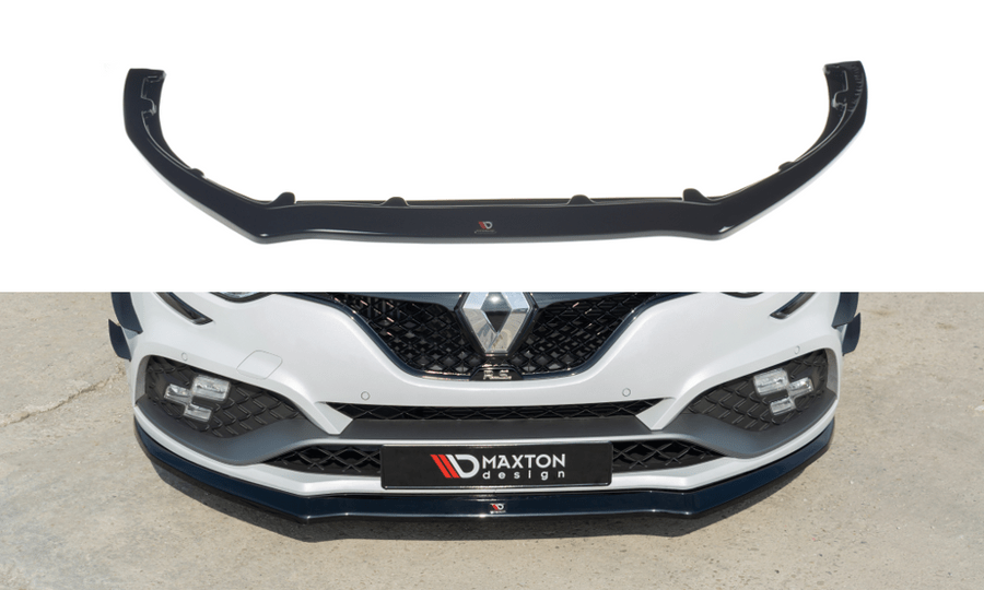Maxton Design RE-ME-4-RS-FD2T Front Splitter V.2 Renault Megane RS MK4 | ML Performance UK Car Parts