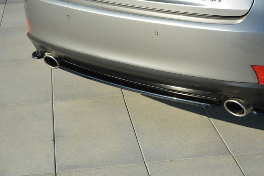 Maxton Design Lexus IS MK3 T Central Rear Splitter (without vertical bars)