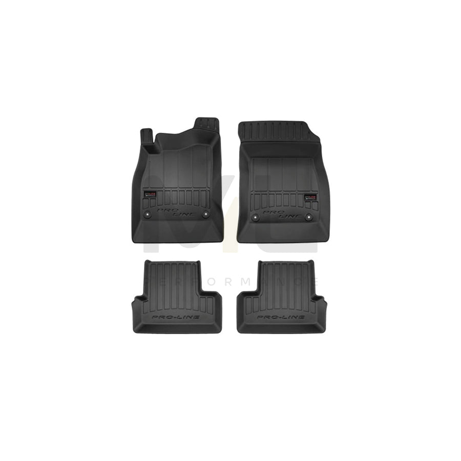FROGUM Tailored 3D407213 Floor mat set Elastomer, Front and Rear, Quantity: 4, Black | ML Performance Car Parts