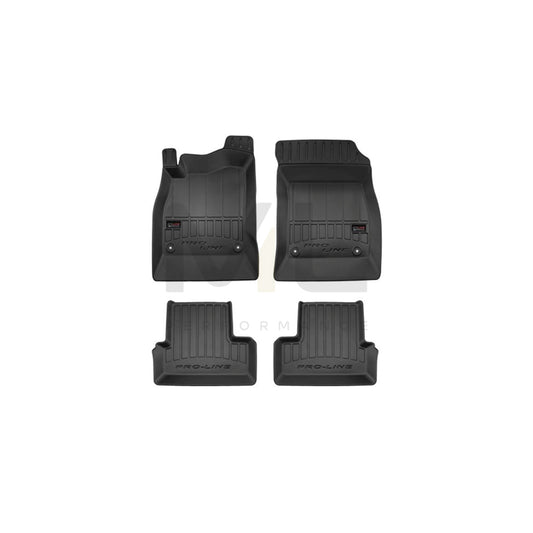 FROGUM Tailored 3D407213 Floor mat set Elastomer, Front and Rear, Quantity: 4, Black | ML Performance Car Parts