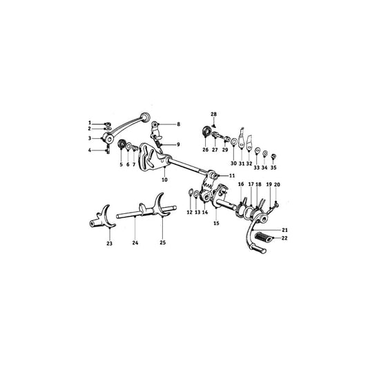 Genuine BMW 23310028482 67 68 51 Shifting Fork 1.U.2.GANG (Inc. R67/2/3, R67 & R51/3) | ML Performance UK Car Parts
