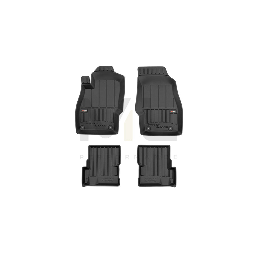 FROGUM Tailored, ProLine 3D426825 Floor mat set for OPEL Adam (M13) Elastomer, Front and Rear, Quantity: 3, Black | ML Performance Car Parts