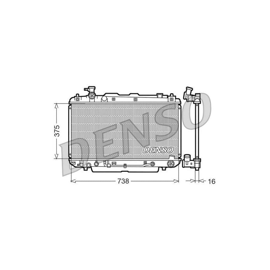 Denso DRM50022 Drm50022 Engine Radiator For Toyota Rav4 Ii Off-Road (Xa20) | ML Performance UK