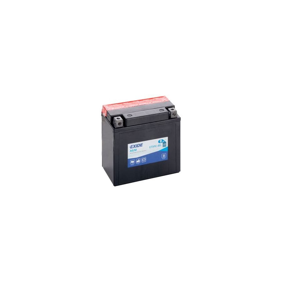 Exide ETX9CBS Motorcycle Battery 12V 9AH 120A | ML Performance UK Car Parts