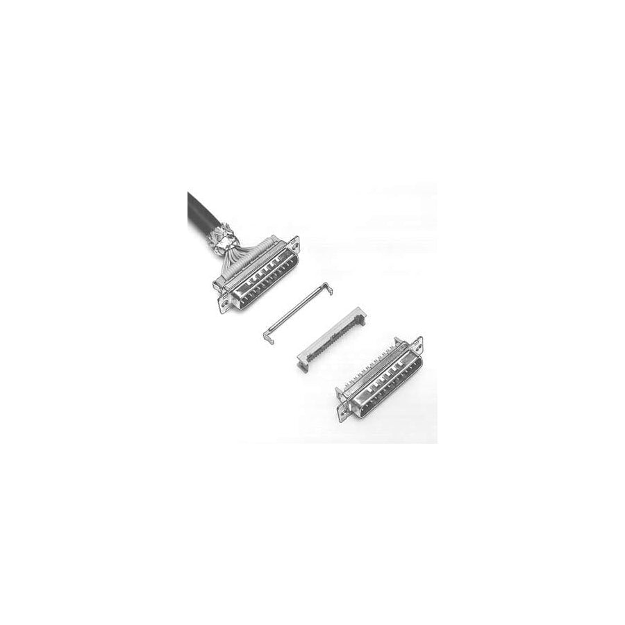 3M 8225-6000 D-Sub Standard Connectors 25P OPEN COVER PLUG LOW PROFILE