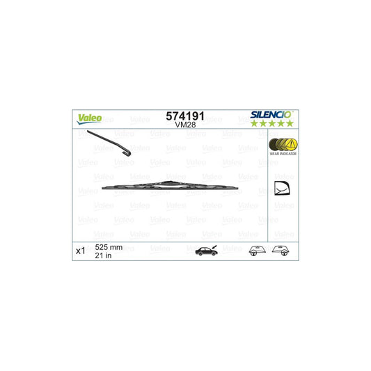 Valeo Silencio Performance 574191 Wiper Blade | ML Performance UK Car Parts