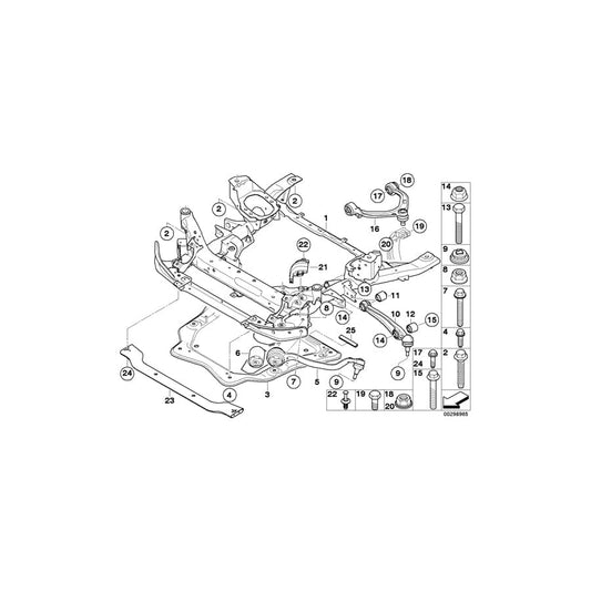 Genuine BMW 31146785465 E71 Heat Protection Plate Left (Inc.  & X6 35iX) | ML Performance UK Car Parts