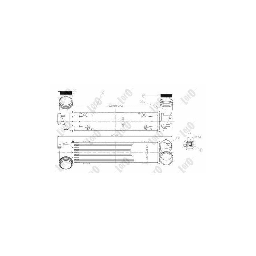 Abakus 0040180010 Intercooler | ML Performance UK