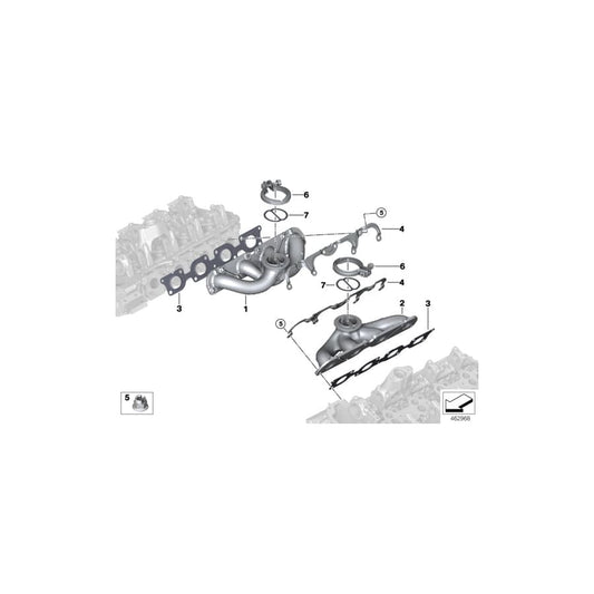 Genuine BMW 11628693121 F12 G30 G05 Exhaust Manifold/Cylinder Head Gasket (Inc. X5 50iX, X7 M50iX & X6 50iX 4.0) | ML Performance UK Car Parts