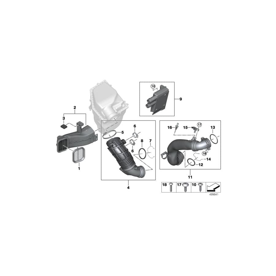 Genuine BMW 13718635111 G01 G02 Resonator (Inc. X3 M40iX & X4 M40iX) | ML Performance UK Car Parts