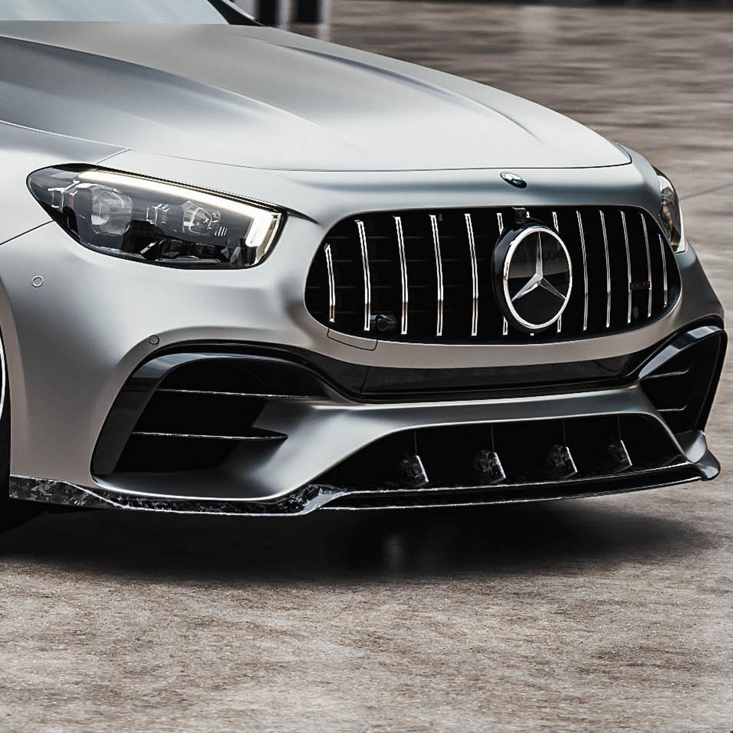 MANHART CARBON FRONT BUMPER INSERTS FOR MERCEDES-AMG E 63 (S)