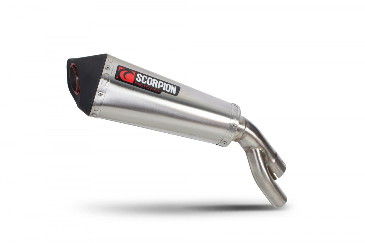 Scorpion RBM77SEO BMW S1000 RR Serket Taper Slip-On - Brushed Stainless Steel Sleeve | ML Performance UK UK