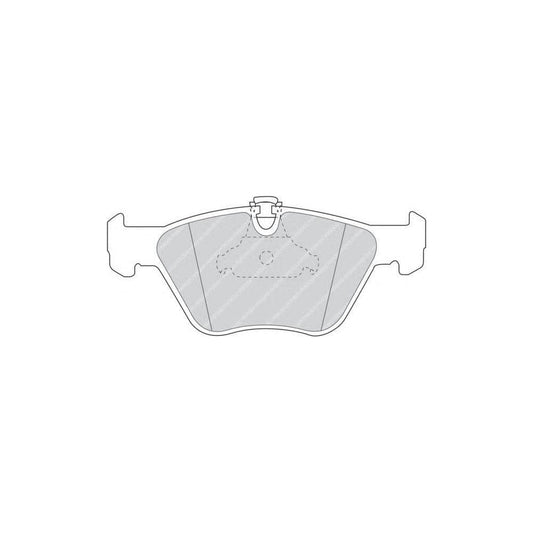 Ferodo Fcv4725Pts Brake Pad Set Premier, Prepared For Wear Indicator, With Accessories | ML Performance Car Parts