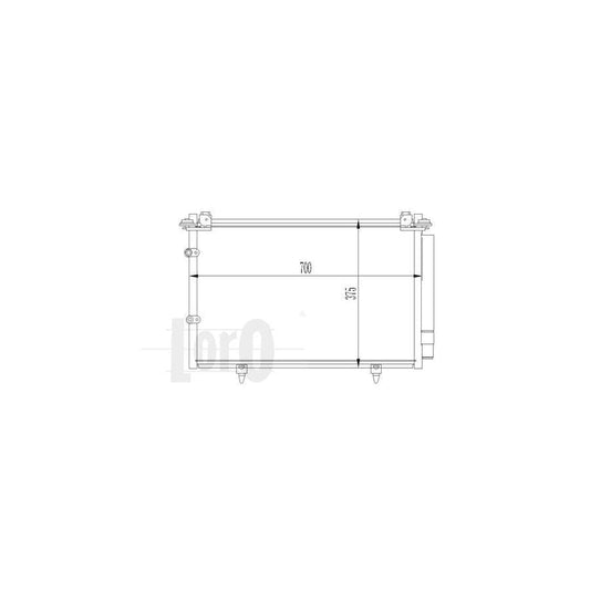 Abakus 0510160024 Air Conditioning Condenser For Toyota Camry V Saloon (_V3_) | ML Performance UK