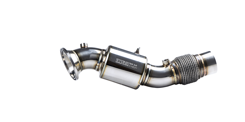Stone Exhaust BMW B48 F21 F22 F30 & F32 Eddy Catalytic Downpipe (Inc. 120i, 125i, 220i, 230i, 320i, 330i, 420i & 430i) | Stone Exhaust USA - ML Performance UK