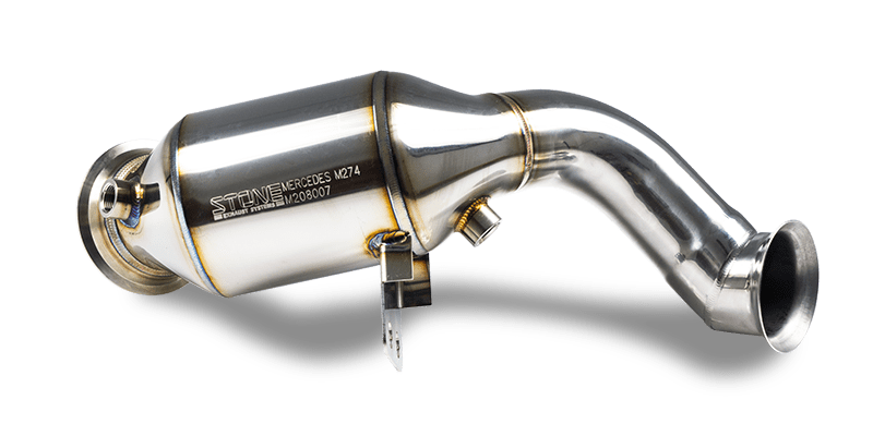 Stone Exhaust Mercedes-Benz M274 M264 4MATIC W/S/C205 C/X253 W213/C238 Eddy Catalytic Downpipe (Inc. C200, C250, C300, E250, E300, GLC250 & GLC300) - ML Performance UK