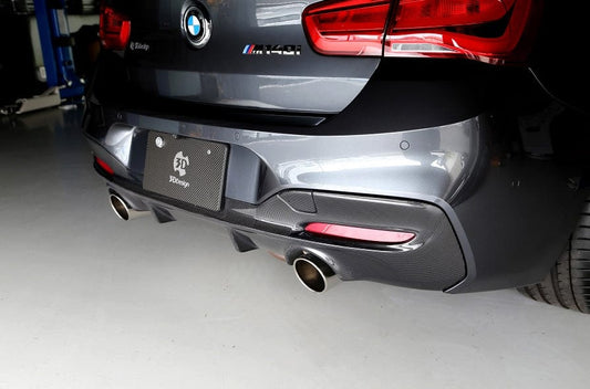 3D Design BMW 1 Series F20 LCI Dual Exit Rear Diffuser (M135i & M140i) - ML Performance UK