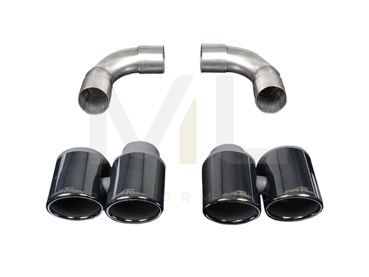 AC Schnitzer BMW G20 G21 Quad Tailpipe Set - Black (330d & M340d) - ML Performance UK