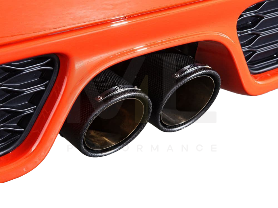 AC Schnitzer MINI F55 F56 F57 90mm Sport Carbon Fibre Tailpipe Set (Cooper S, Cooper SD & JCW) - ML Performance UK