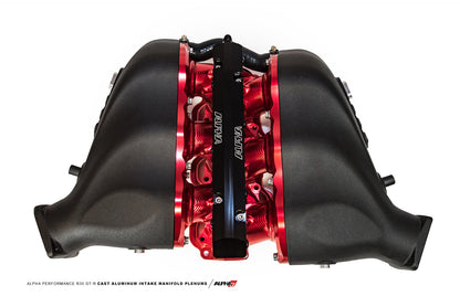 AMS Performance Nissan R35 GT-R ALPHA Performance Intake Manifold With Cast Aluminium Plenums - ML Performance UK