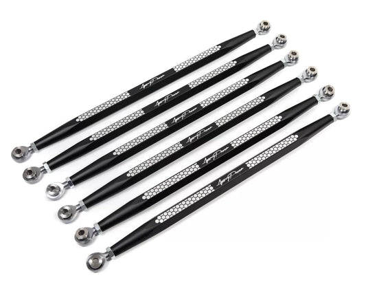 Agency Power AP-BRP-X3-200-BLK Adjustable Rear Radius Rod Set Black Can-Am Maverick X3 | ML Performance UK Car Parts
