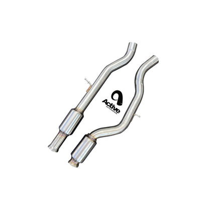 Active Autowerke BMW F80 F82 Exhaust Mid-Pipe - Resonated (M3 & M4) - ML Performance UK