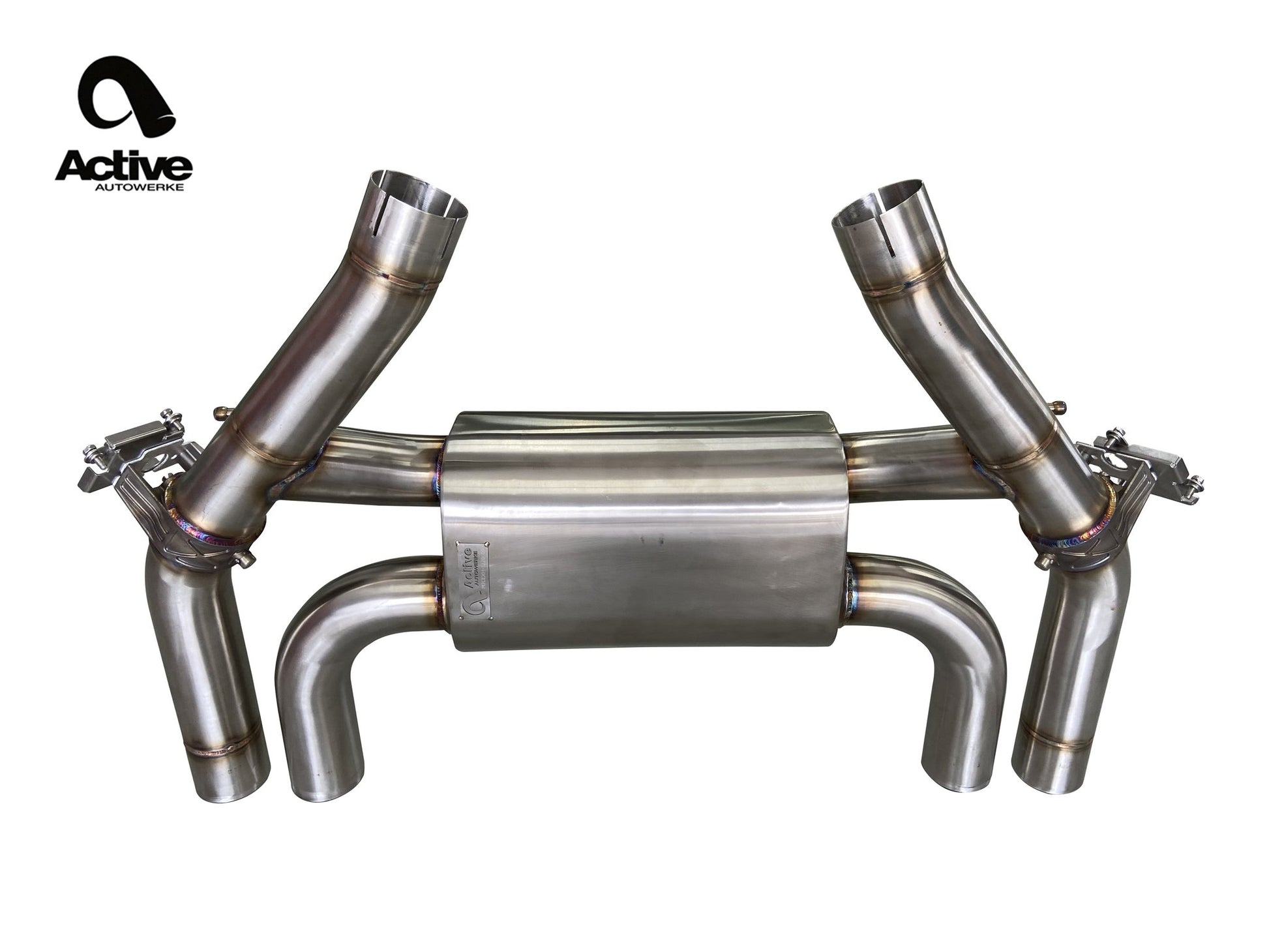 Active Autowerke BMW F87 LCI M2 Competition Valved Rear Axle-Back Exhaust - ML Performance UK