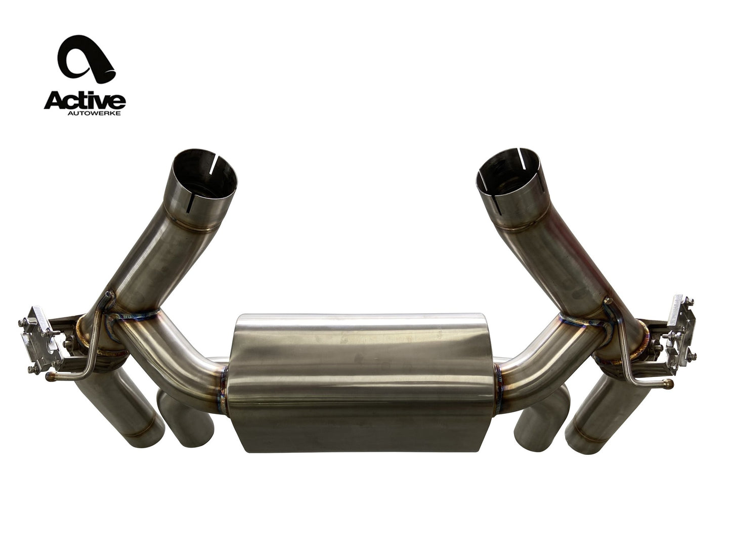 Active Autowerke BMW F87 LCI M2 Competition Valved Rear Axle-Back Exhaust - ML Performance UK