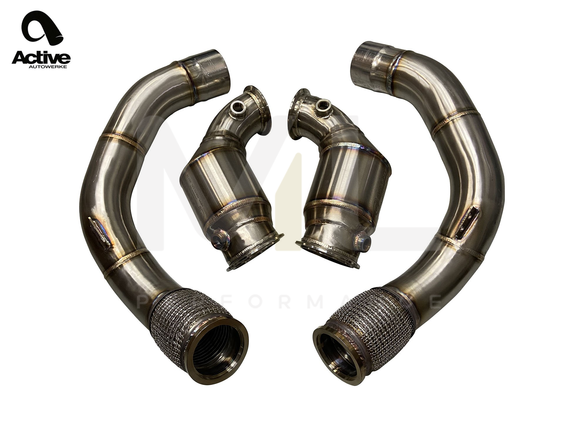 Active Autowerke BMW S63 F90 F91 F92 F93 Sport Cat Downpipe (M5 & M8) - ML Performance UK
