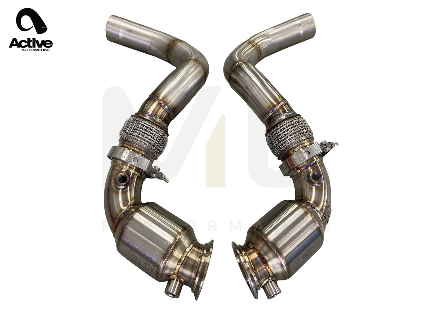 Active Autowerke BMW S63 F90 F91 F92 F93 Sport Cat Downpipe (M5 & M8) - ML Performance UK