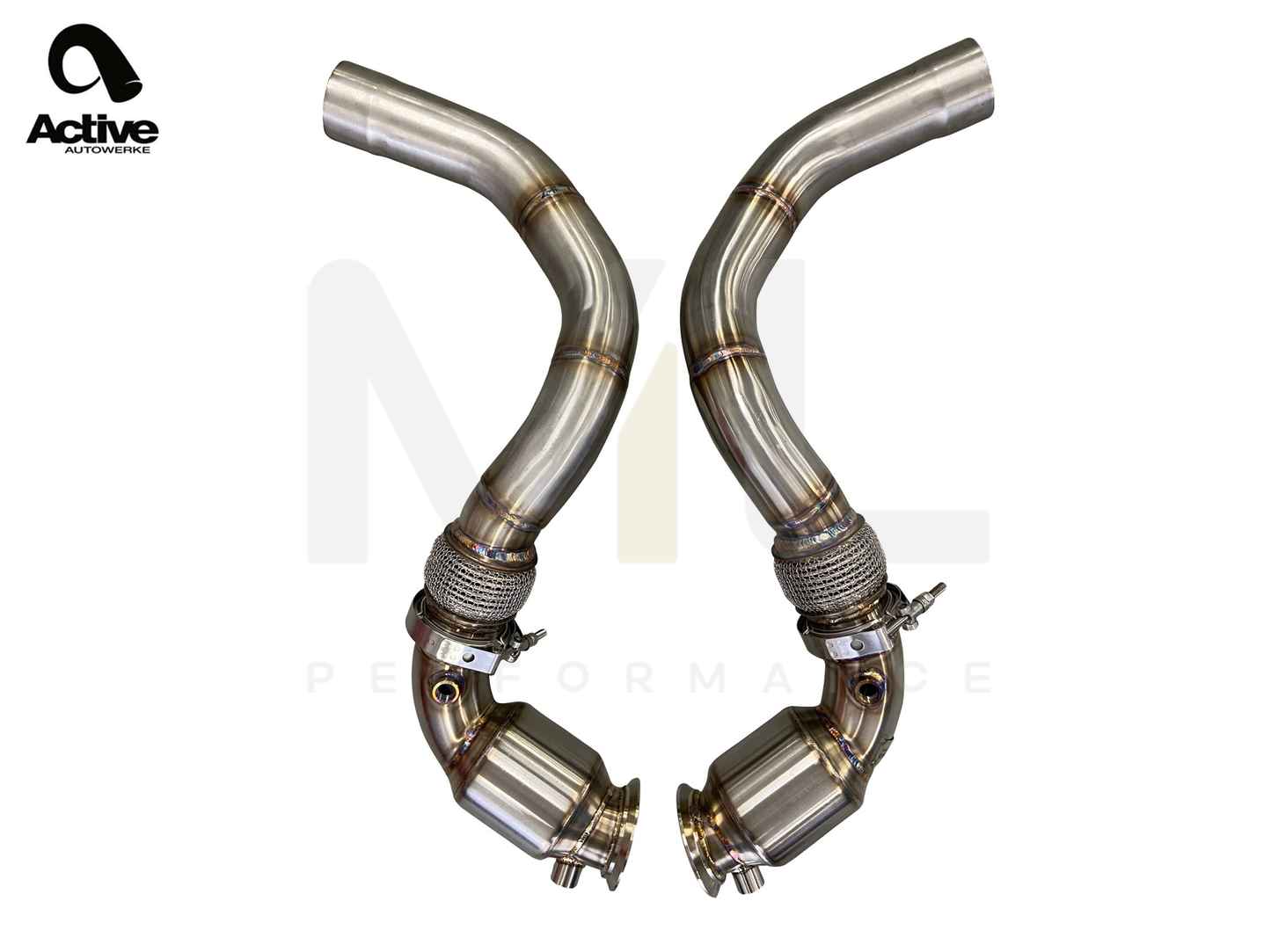 Active Autowerke BMW S63 F90 F91 F92 F93 Sport Cat Downpipe (M5 & M8)