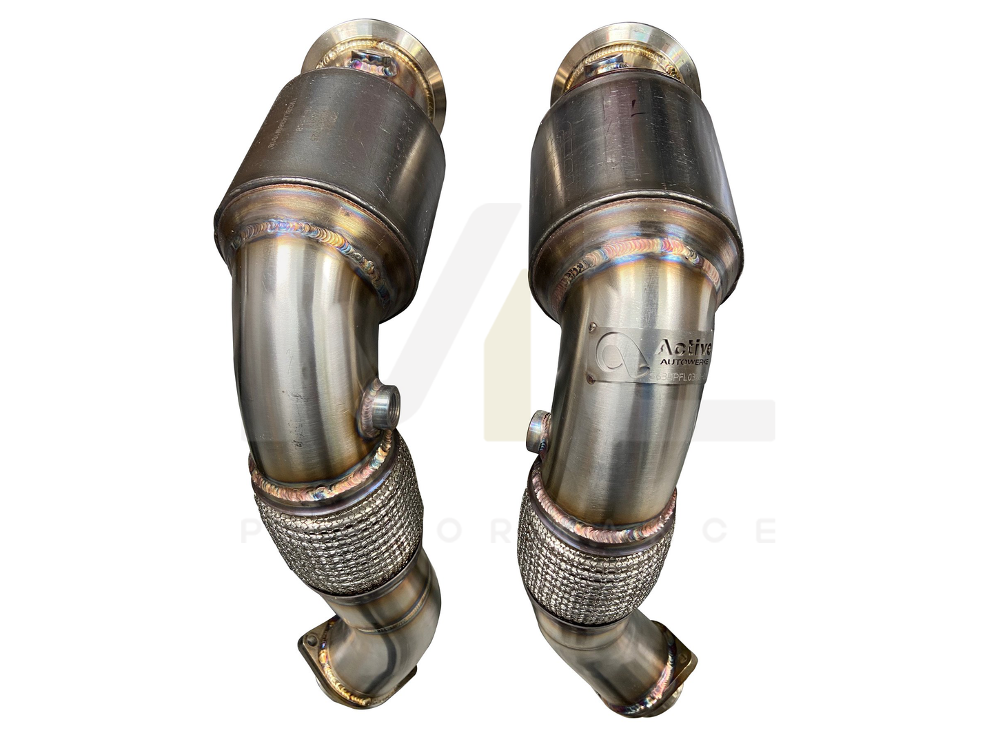 Active Autowerke BMW S63 N63 E70 E71 F85 F86 Sport Cat Downpipe (Inc. X5 50ix, X6 50ix, X5 M & X6 M) - ML Performance UK