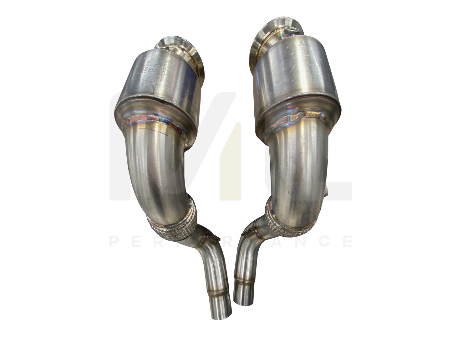 Active Autowerke BMW S63 N63 E70 E71 F85 F86 Sport Cat Downpipe (Inc. X5 50ix, X6 50ix, X5 M & X6 M) - ML Performance UK