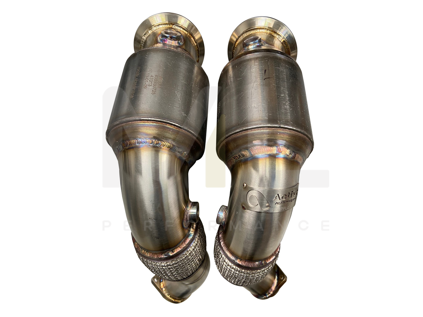 Active Autowerke BMW S63 N63 E70 E71 F85 F86 Sport Cat Downpipe (Inc. X5 50ix, X6 50ix, X5 M & X6 M) - ML Performance UK